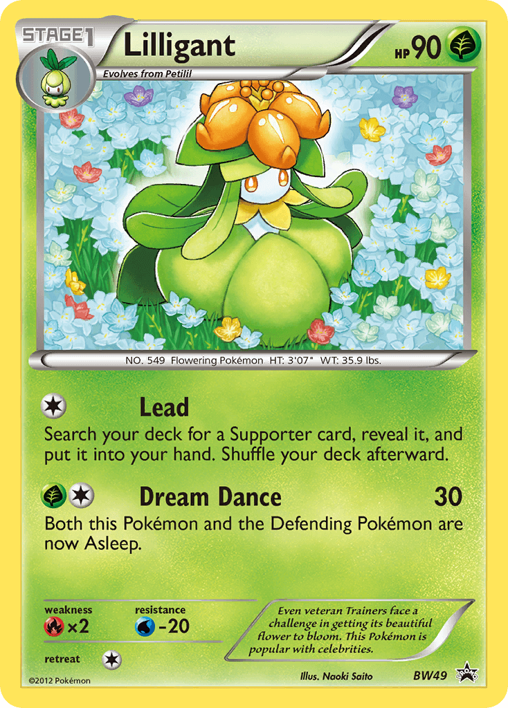 Lilligant — BW Black Star Promos #BW49