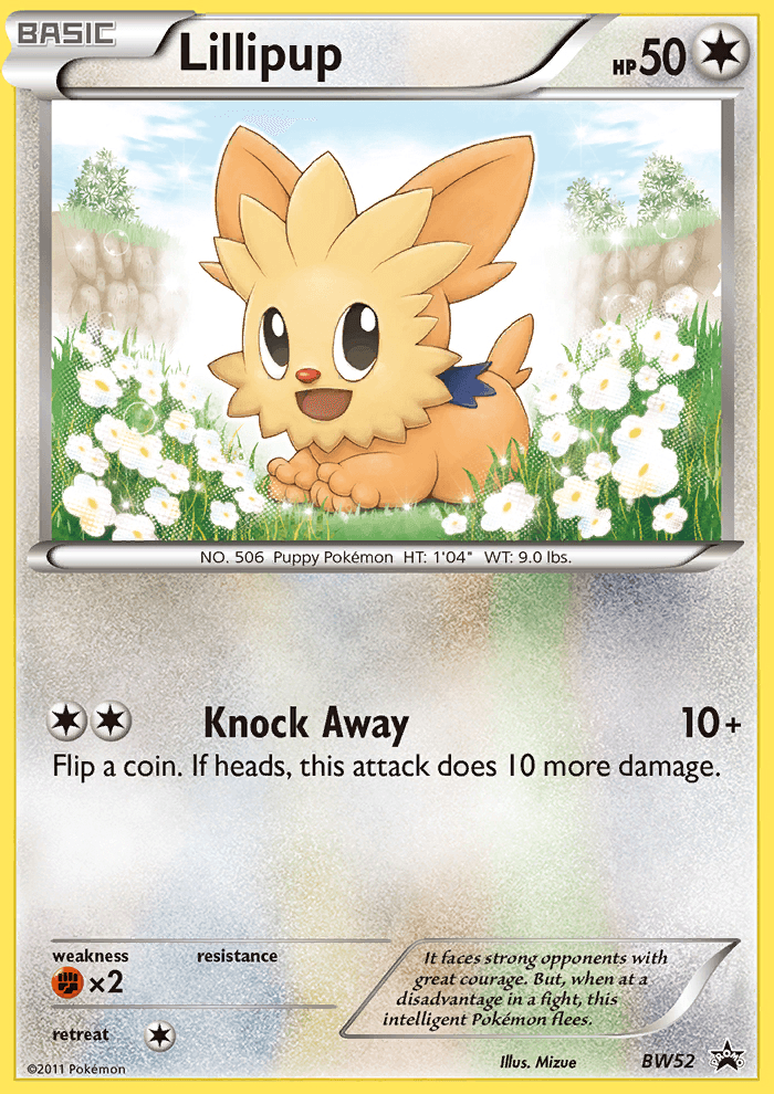 Lillipup — BW Black Star Promos #BW52