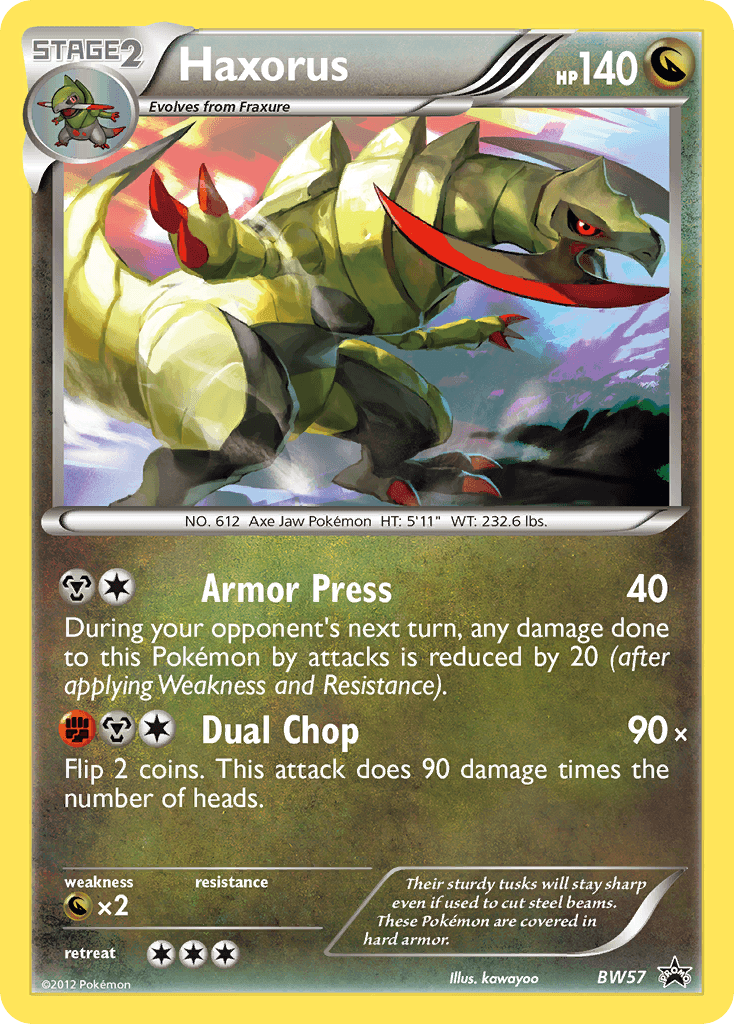 Haxorus — BW Black Star Promos #BW57