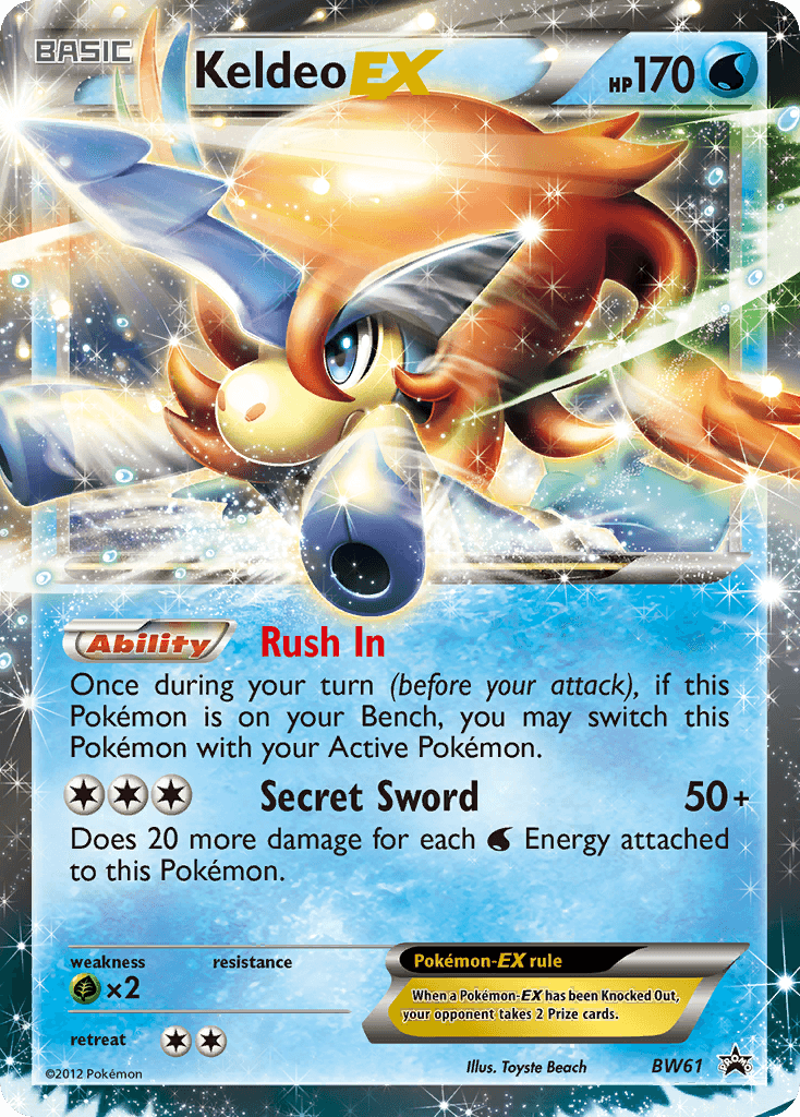 Keldeo-EX — BW Black Star Promos #BW61