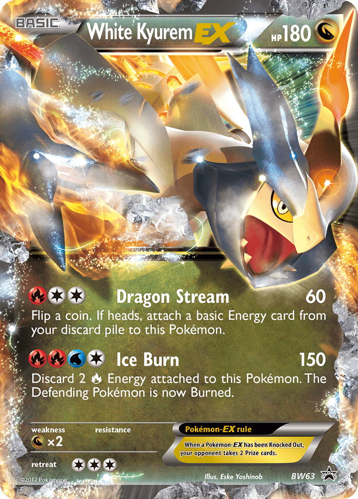 White Kyurem-EX — BW Black Star Promos #BW63