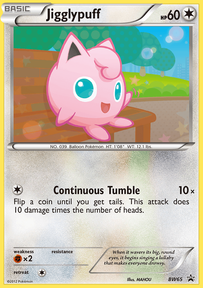 Jigglypuff — BW Black Star Promos #BW65