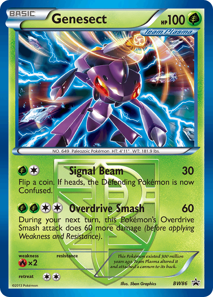 Genesect — BW Black Star Promos #BW86