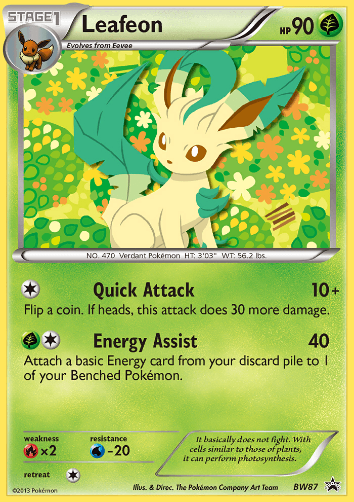 Leafeon — BW Black Star Promos #BW87