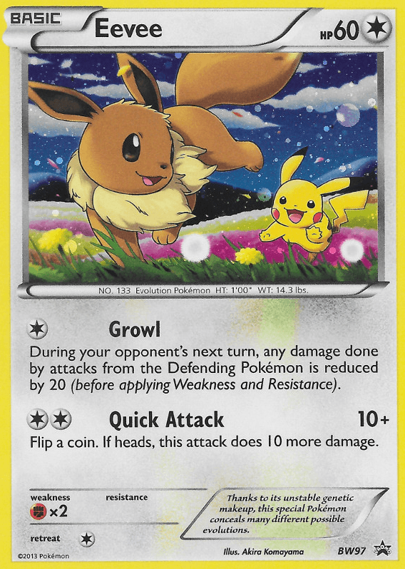 Eevee — BW Black Star Promos #BW97