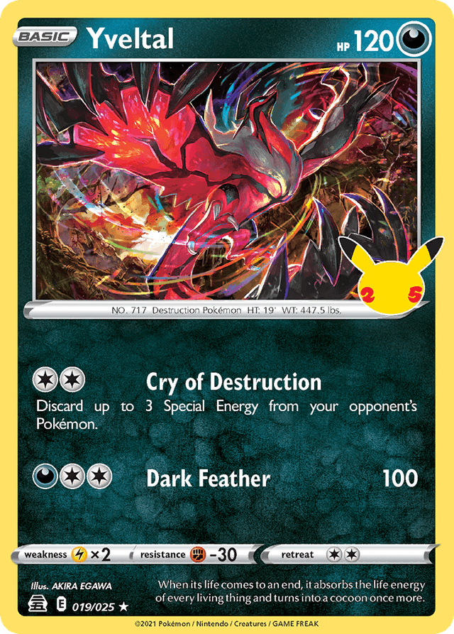 Yveltal — Celebrations #19