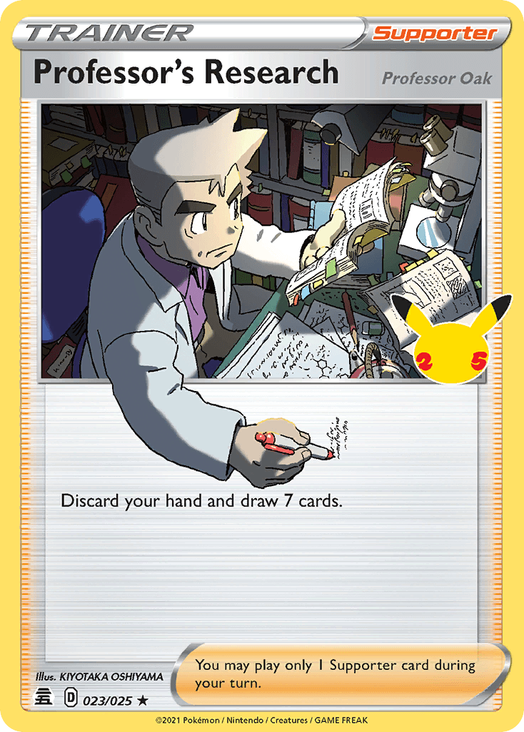 Professor's Research (Professor Oak) — Celebrations #23