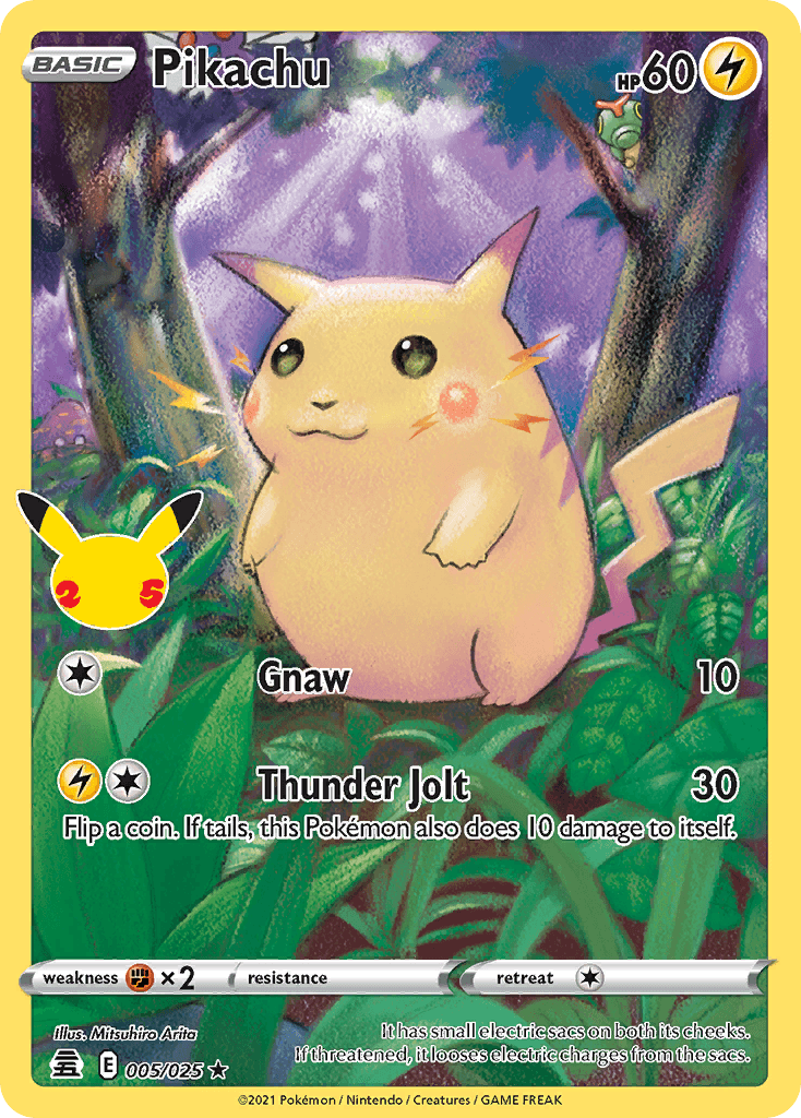 Pikachu — Celebrations #5
