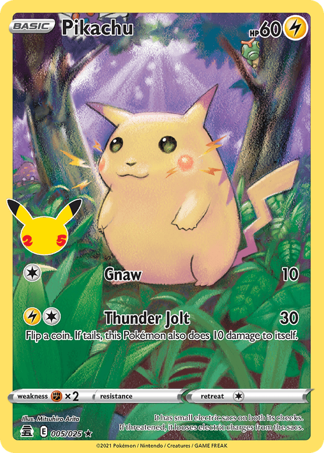 Pikachu — Celebrations #5