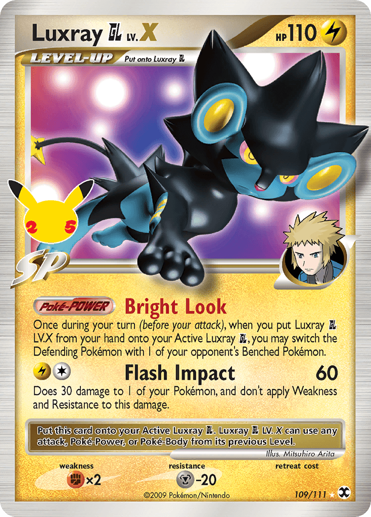 Luxray GL LV.X — Celebrations: Classic Collection #109