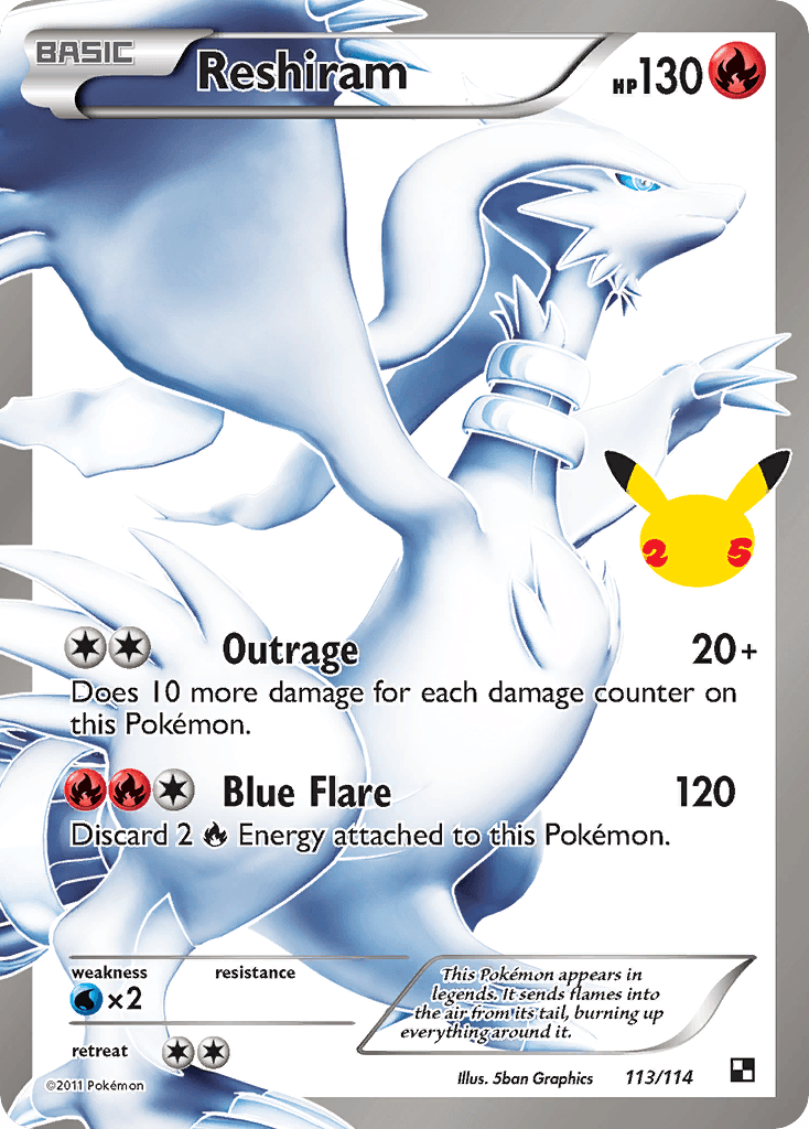 Reshiram — Celebrations: Classic Collection #113