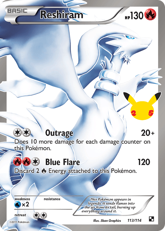 Reshiram — Celebrations: Classic Collection #113