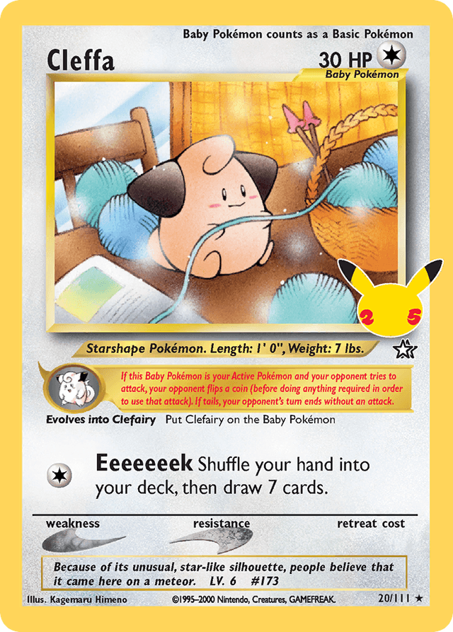 Cleffa — Celebrations: Classic Collection #20