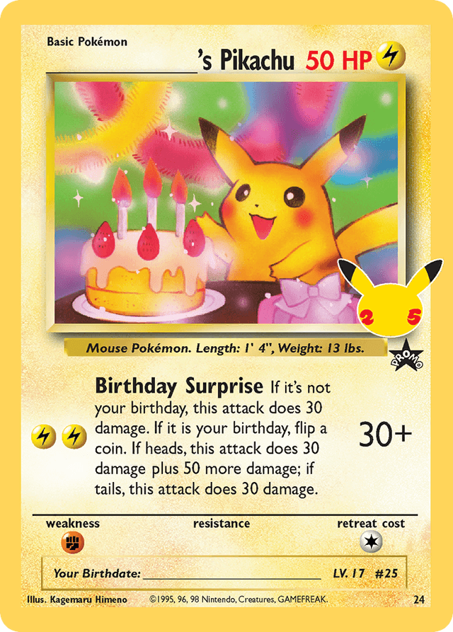 _____'s Pikachu — Celebrations: Classic Collection #24