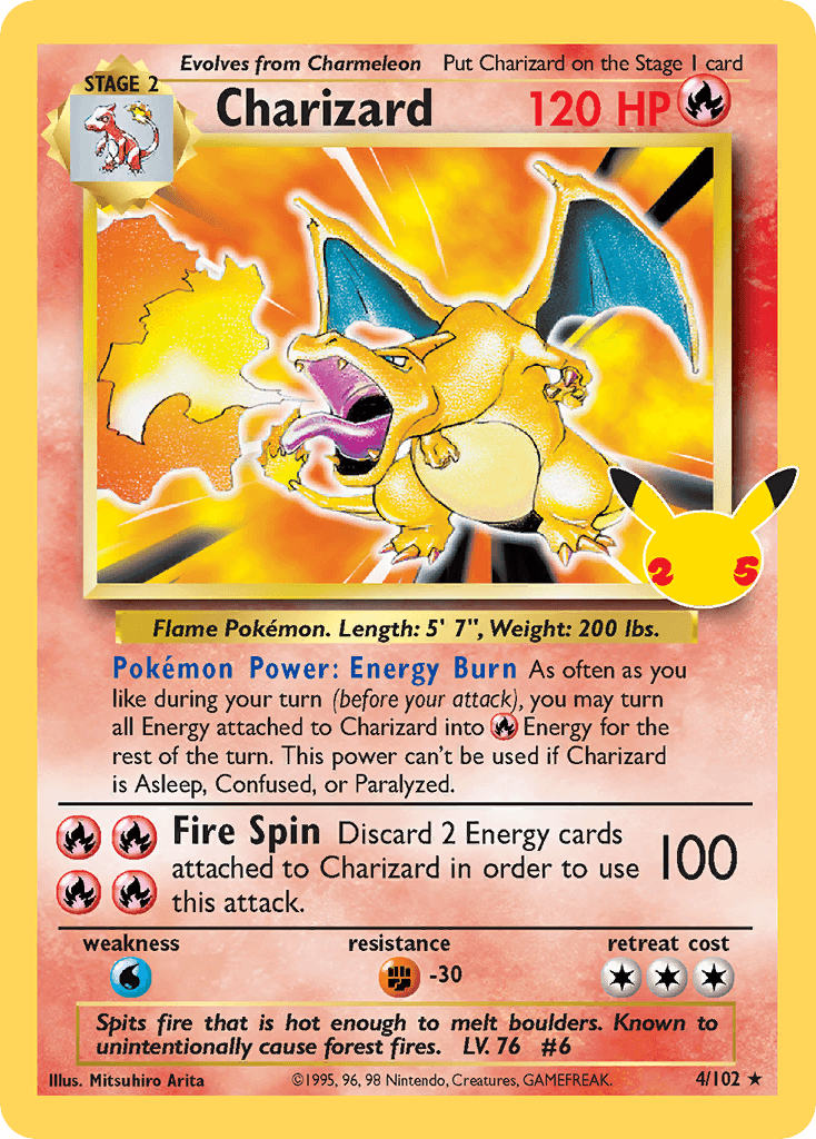 Charizard — Celebrations: Classic Collection #4