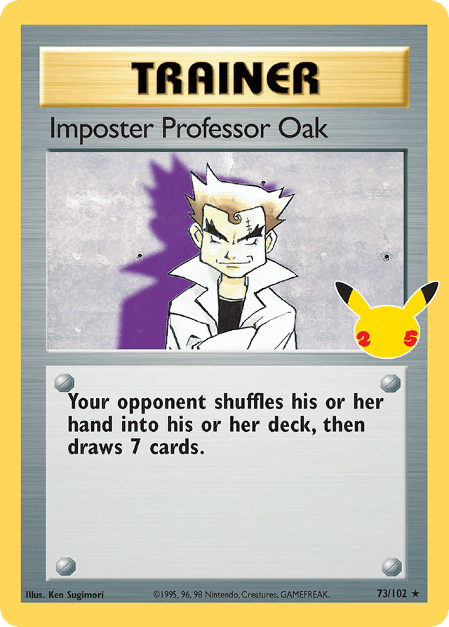 Imposter Professor Oak — Celebrations: Classic Collection #73