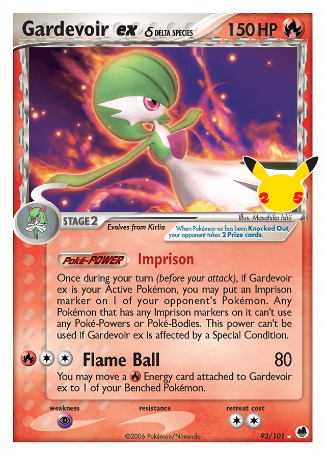 Gardevoir ex δ — Celebrations: Classic Collection #93