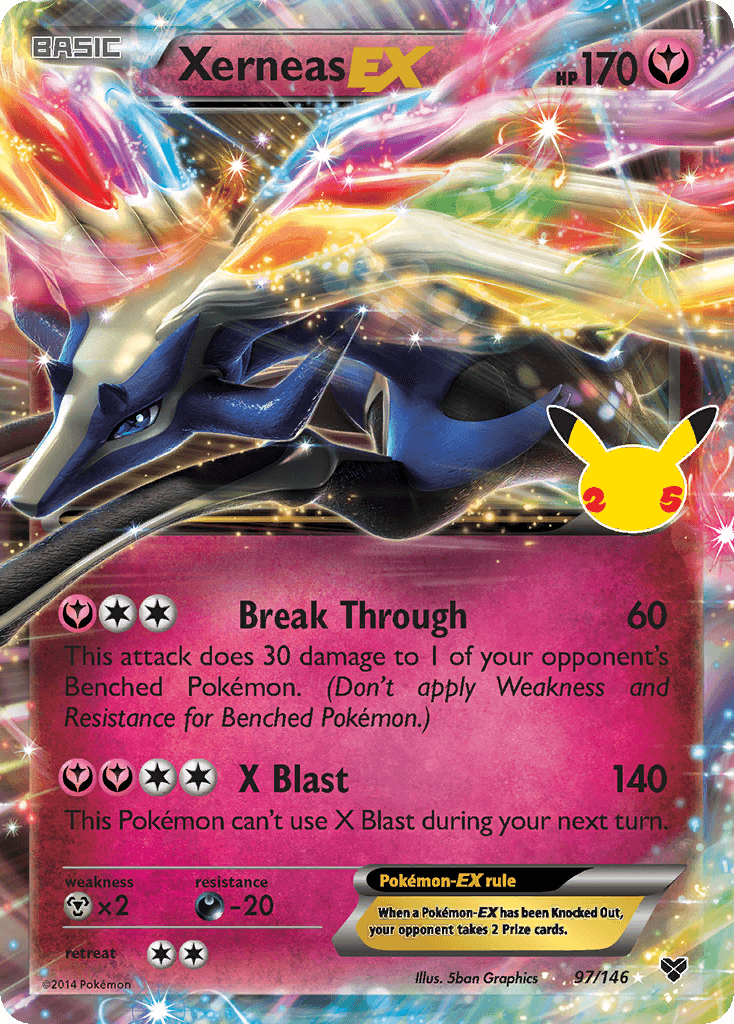Xerneas-EX — Celebrations: Classic Collection #97