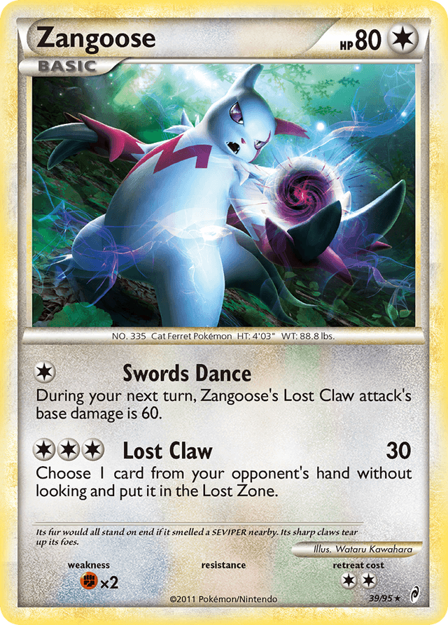 Zangoose — Call of Legends #39