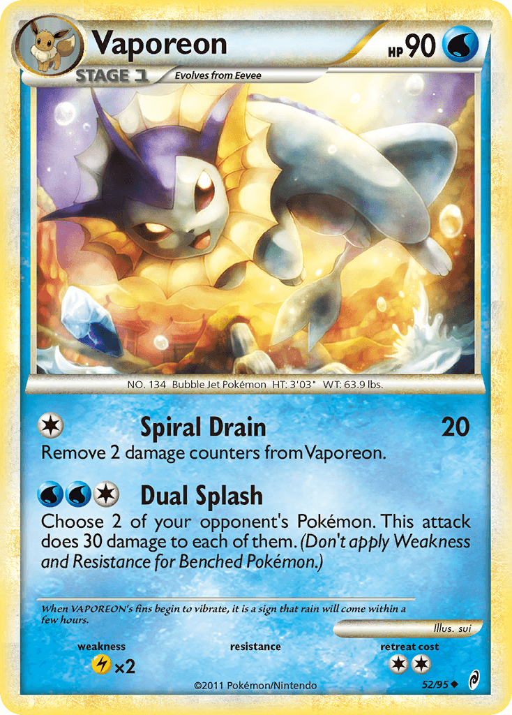 Vaporeon — Call of Legends #52