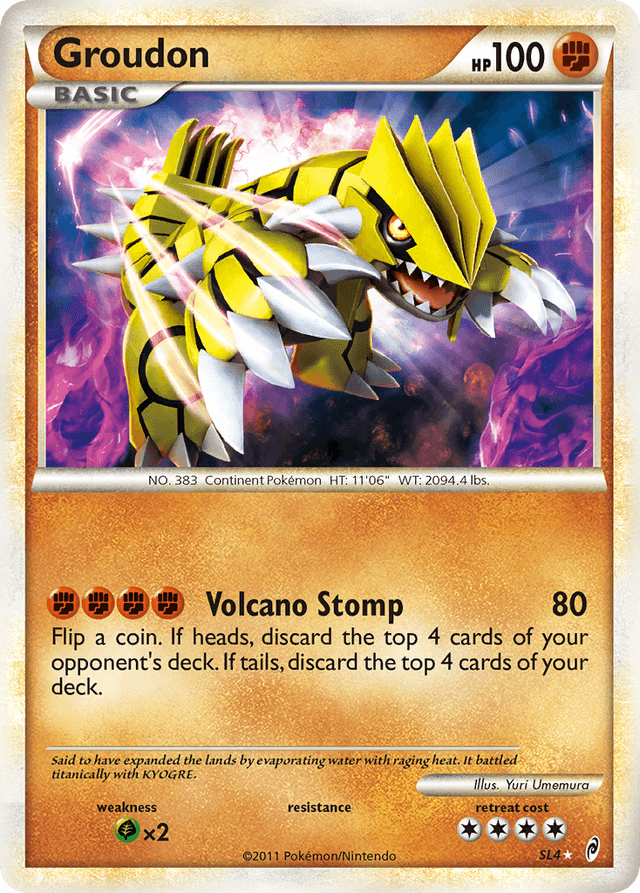 Groudon — Call of Legends #SL4