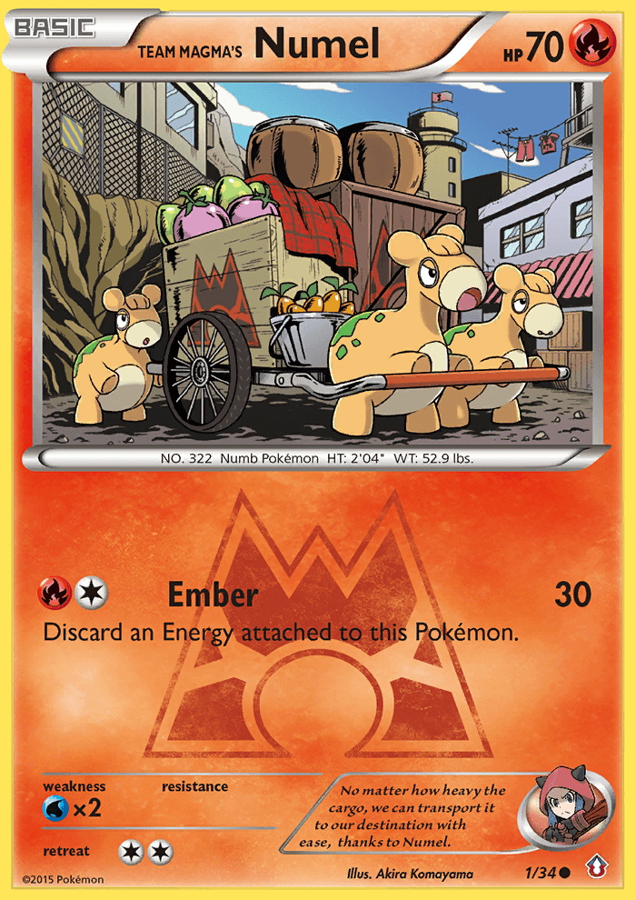 Team Magma's Numel — Double Crisis #1