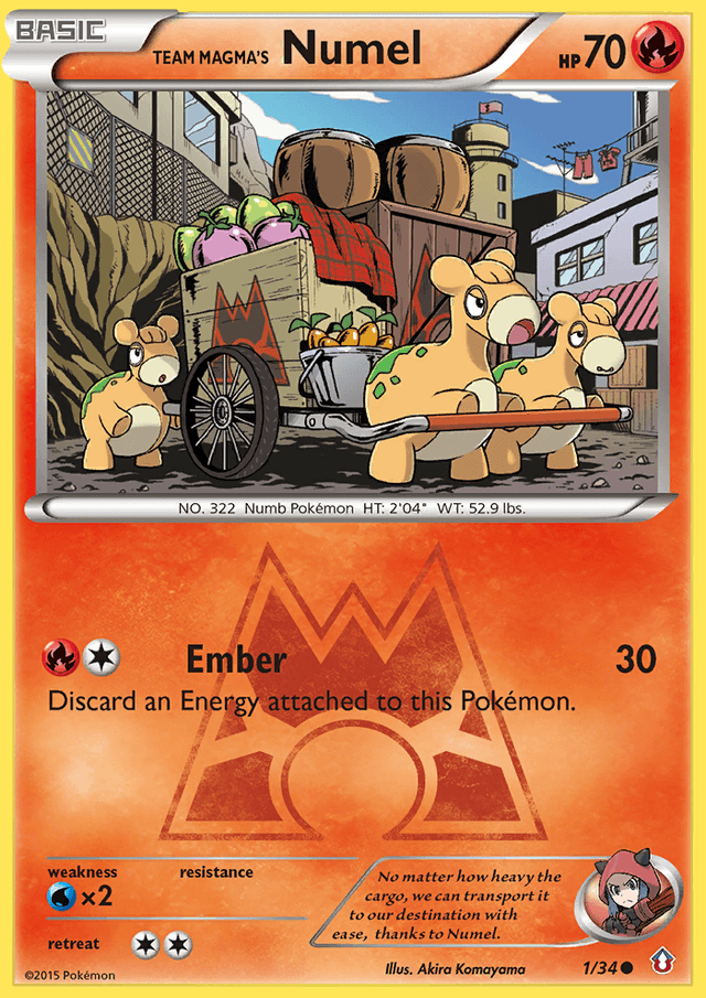 Team Magma's Numel — Double Crisis #1