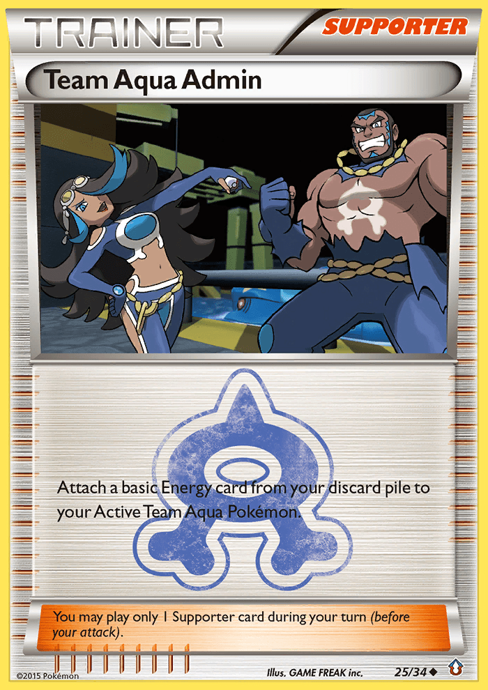 Team Aqua Admin — Double Crisis #25