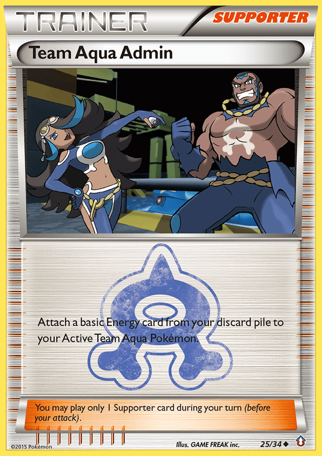 Team Aqua Admin — Double Crisis #25