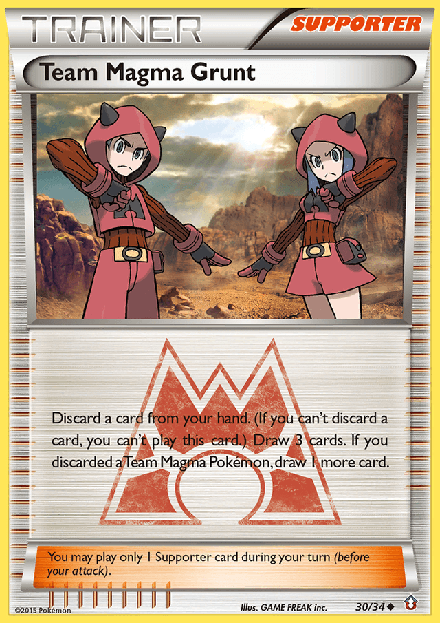 Team Magma Grunt — Double Crisis #30