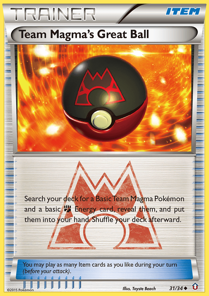 Team Magma's Great Ball — Double Crisis #31