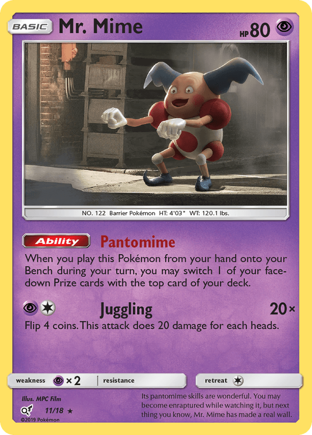 Mr. Mime — Detective Pikachu #11