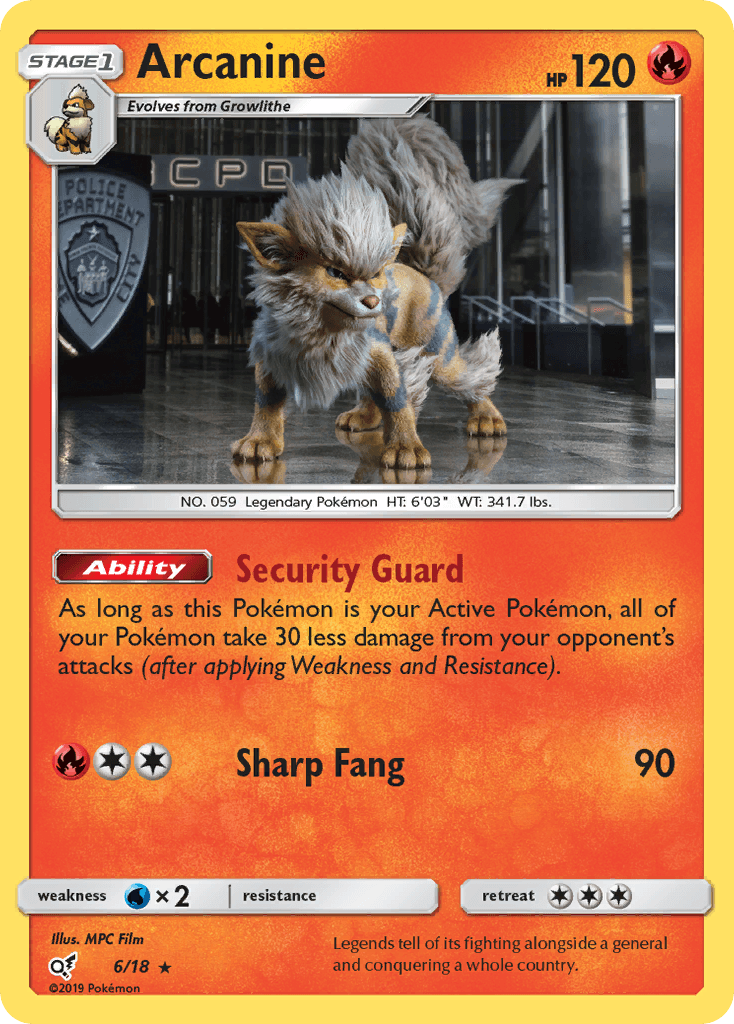 Arcanine — Detective Pikachu #6