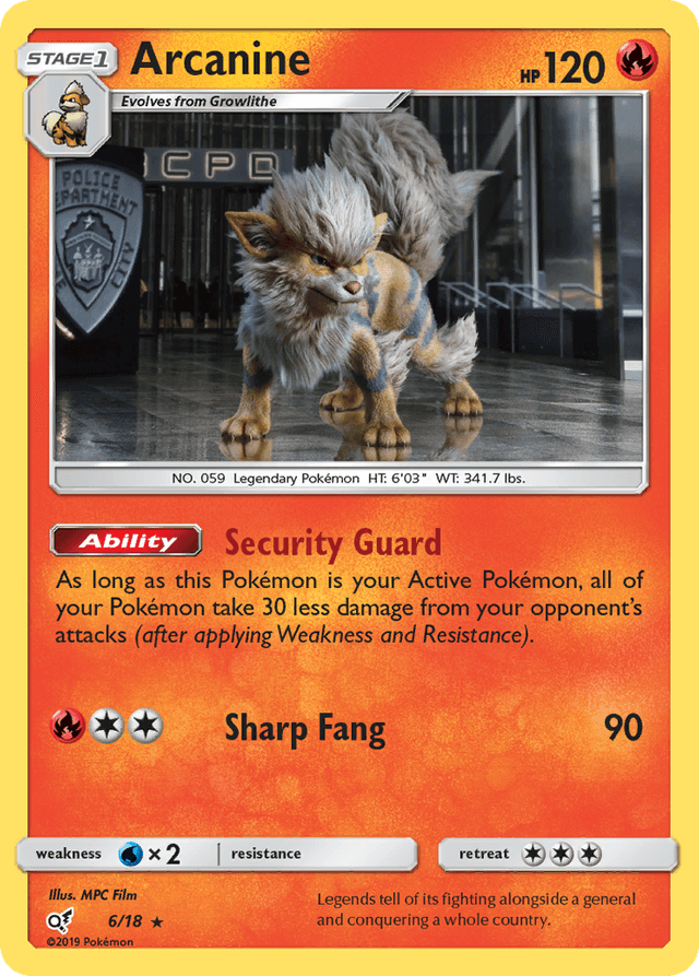 Arcanine — Detective Pikachu #6