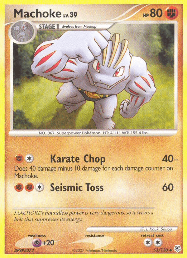 Machoke — Diamond & Pearl #53