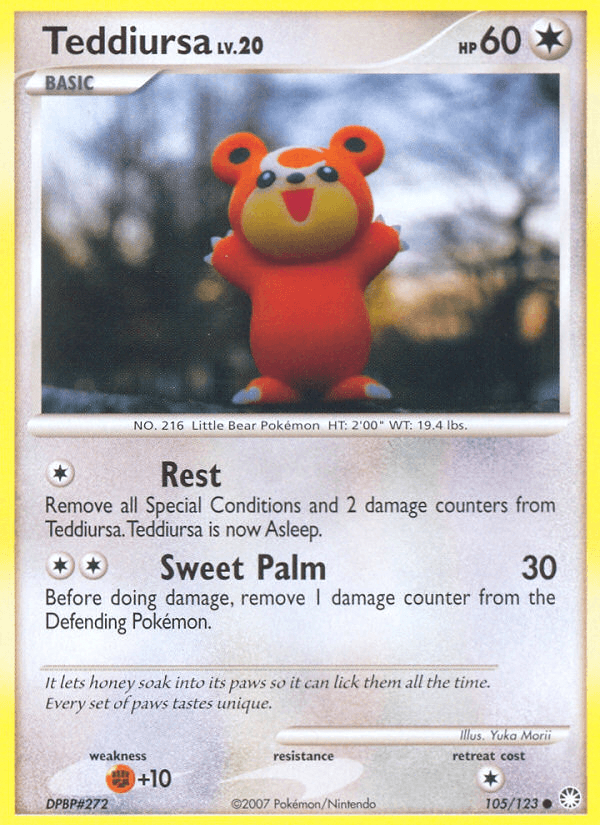 Teddiursa — Mysterious Treasures #105