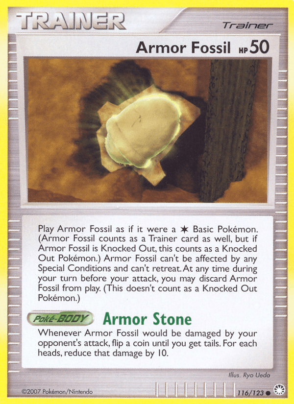 Armor Fossil — Mysterious Treasures #116