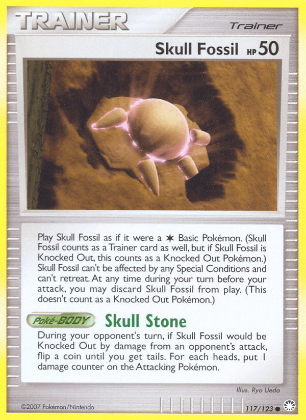 Skull Fossil — Mysterious Treasures #117