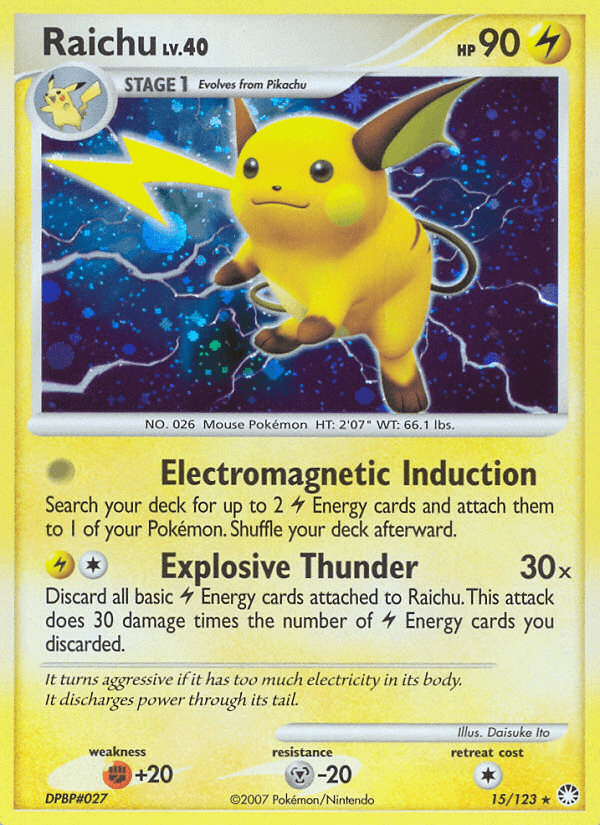 Raichu — Mysterious Treasures #15