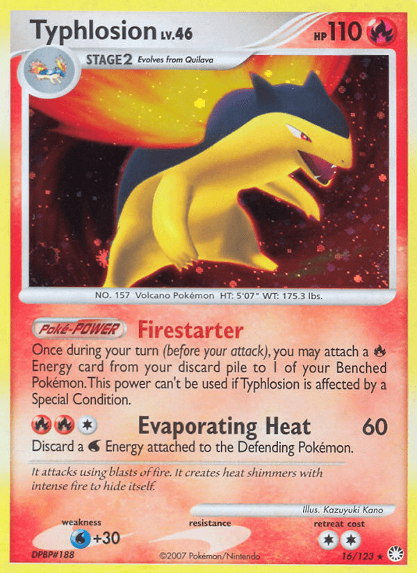 Typhlosion — Mysterious Treasures #16