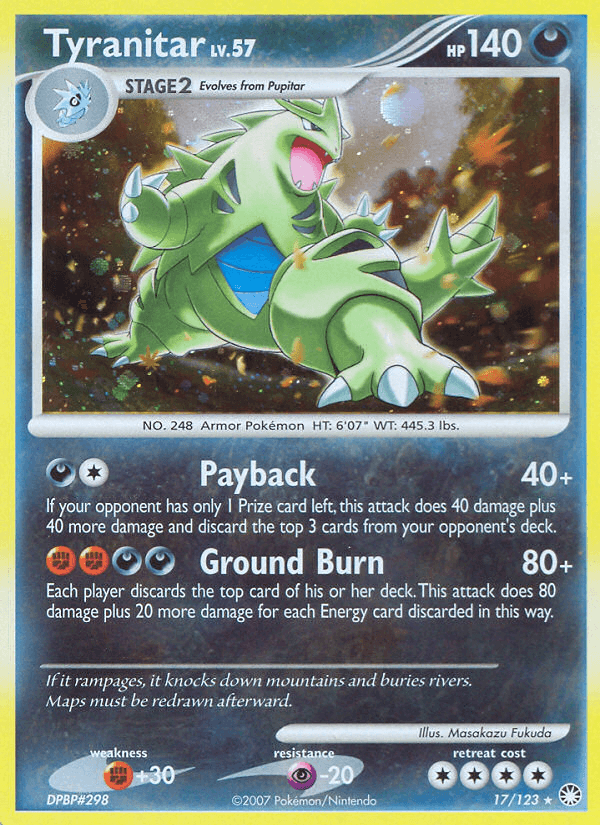 Tyranitar — Mysterious Treasures #17