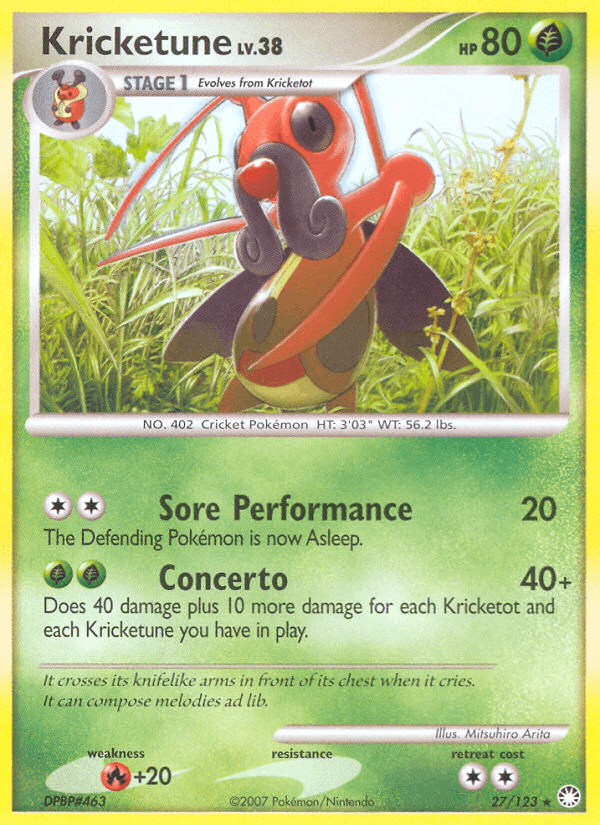 Kricketune — Mysterious Treasures #27