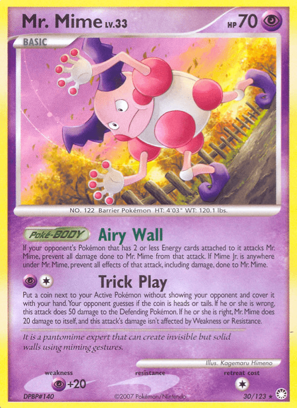 Mr. Mime — Mysterious Treasures #30