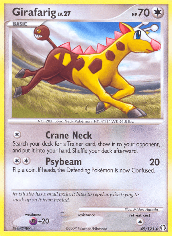 Girafarig — Mysterious Treasures #49