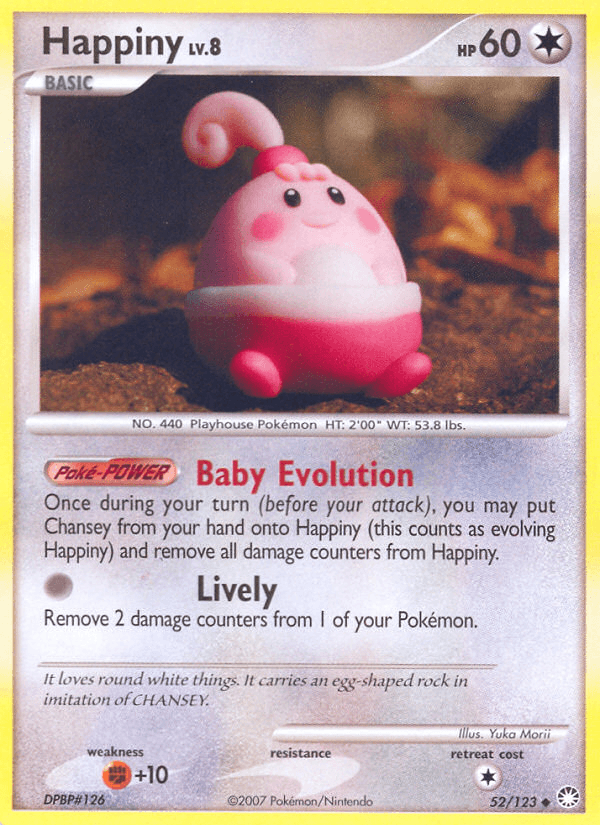 Happiny — Mysterious Treasures #52