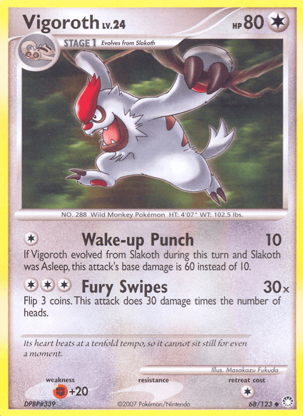 Vigoroth — Mysterious Treasures #68
