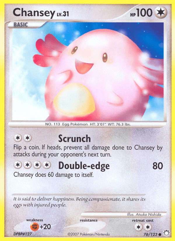 Chansey — Mysterious Treasures #76