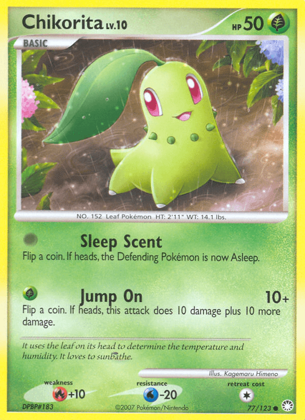 Chikorita — Mysterious Treasures #77