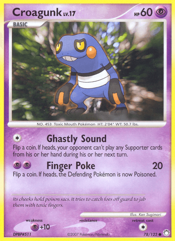 Croagunk — Mysterious Treasures #78