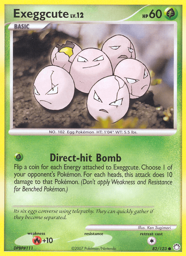 Exeggcute — Mysterious Treasures #82